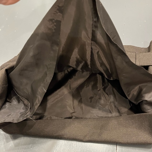 Brownish-Olive Mini Skirt - Picture 6 of 8